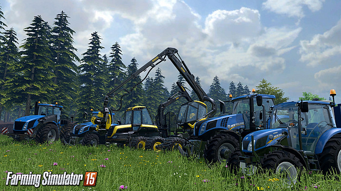 Скриншот из игры Farming Simulator 15