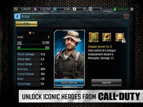 Скриншот из игры Call of Duty: Heroes