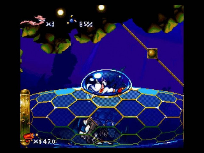 Скриншот из игры Earthworm Jim