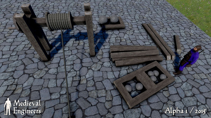 Скриншот из игры Medieval Engineers