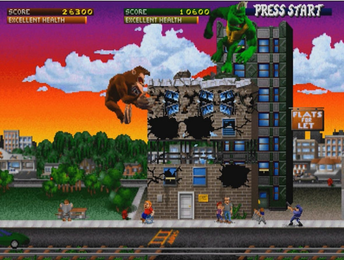 Скриншот из игры Rampage World Tour