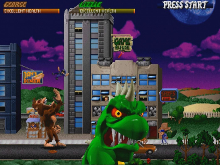 Скриншот из игры Rampage World Tour