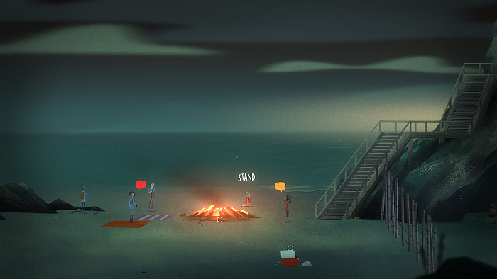 Скриншот из игры Oxenfree