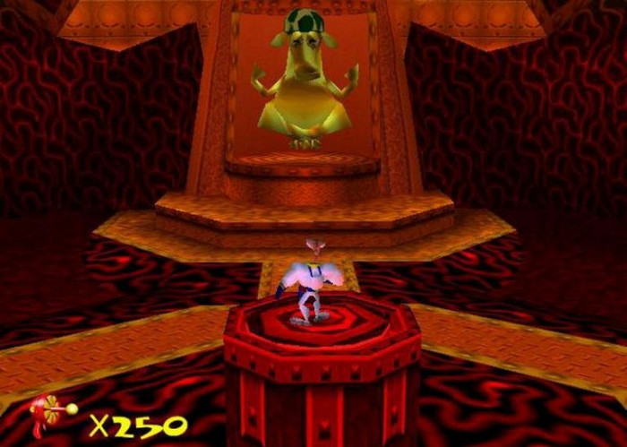 Скриншот из игры Earthworm Jim 3D