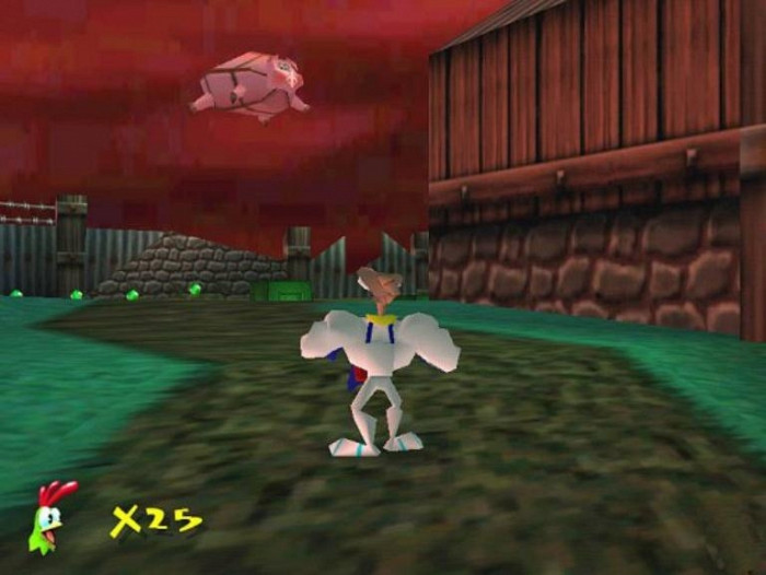 Скриншот из игры Earthworm Jim 3D