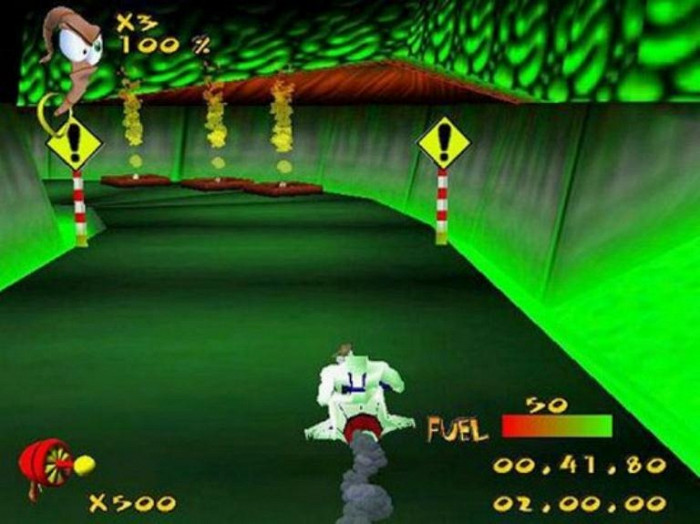 Скриншот из игры Earthworm Jim 3D