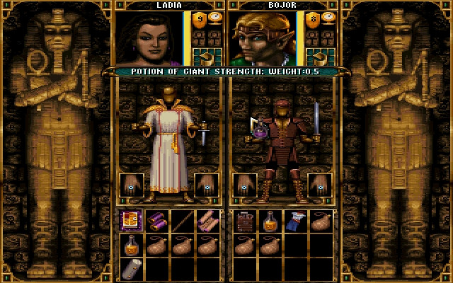 Скриншот из игры Ravenloft: Stone Prophet