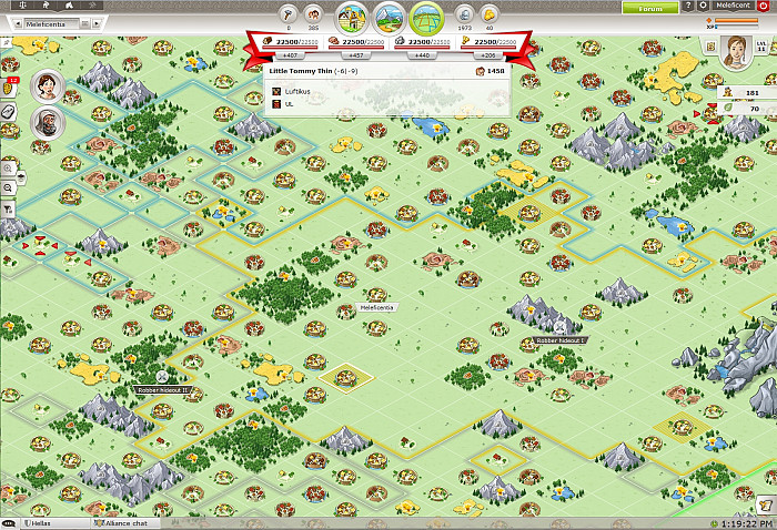 Скриншот из игры Travian: Kingdoms