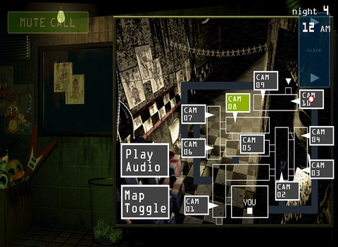 Скриншот из игры Five Nights at Freddy's 3