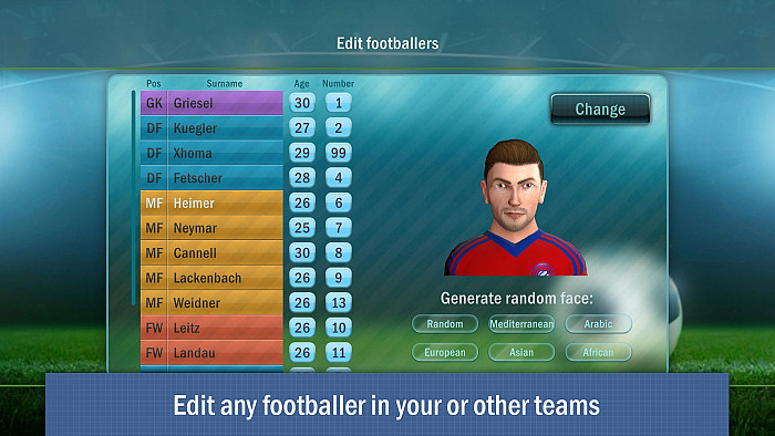 Скриншот из игры Football Tactics