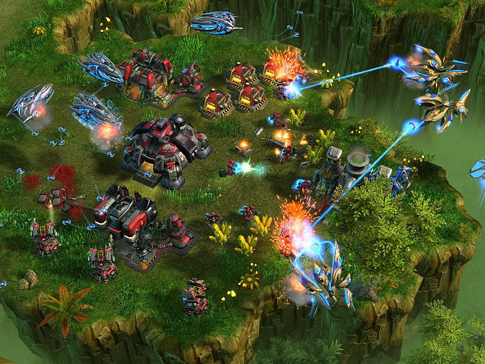 Скриншот из игры StarCraft 2: Wings of Liberty