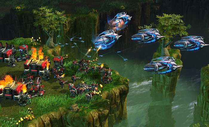 Скриншот из игры StarCraft 2: Wings of Liberty