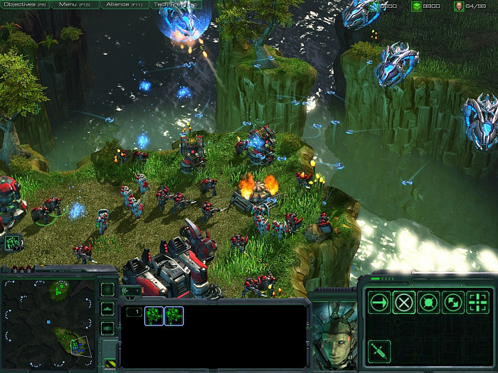 Скриншот из игры StarCraft 2: Wings of Liberty