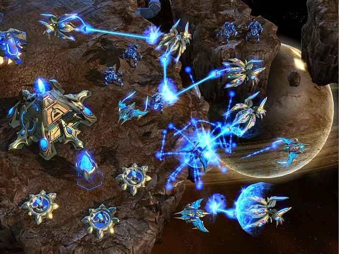 Скриншот из игры StarCraft 2: Wings of Liberty