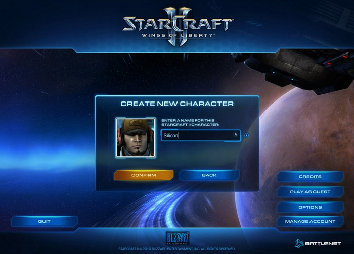 Скриншот из игры StarCraft 2: Wings of Liberty