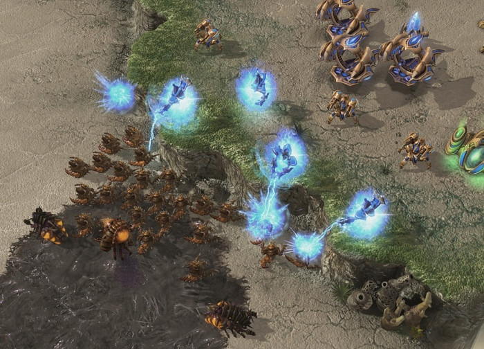 Скриншот из игры StarCraft 2: Wings of Liberty