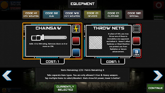 Скриншот из игры Chainsaw Warrior