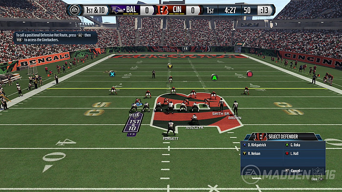 Скриншот из игры Madden NFL 16