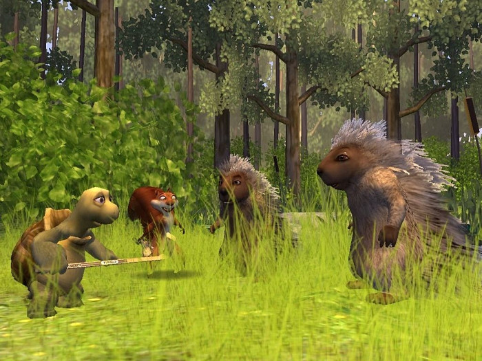 Скриншот из игры Over the Hedge