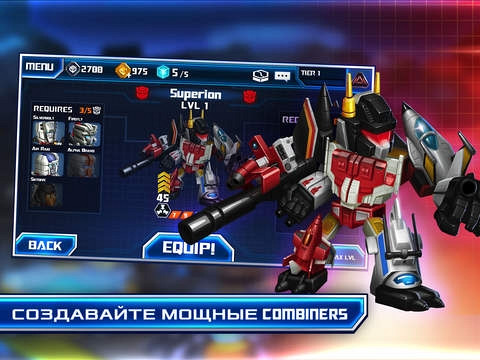 Скриншот из игры Transformers: Battle Tactics