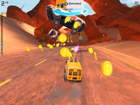 Скриншот из игры Rocket Cars