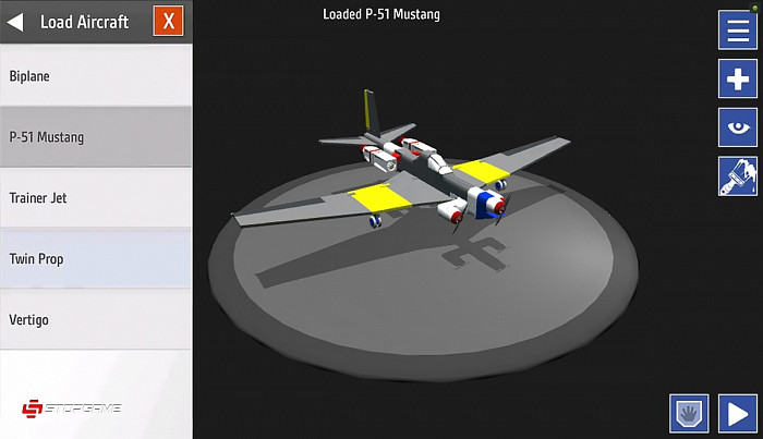 Скриншот из игры SimplePlanes