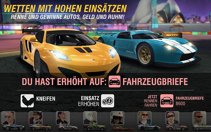 Скриншот из игры Racing Rivals