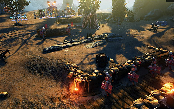 Скриншот из игры Warmachine: Tactics