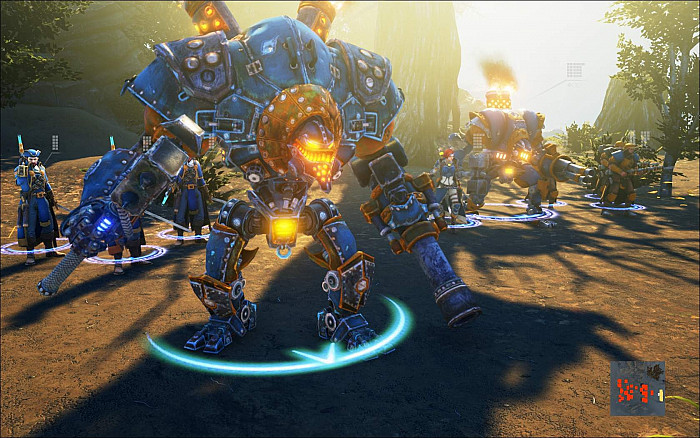 Скриншот из игры Warmachine: Tactics