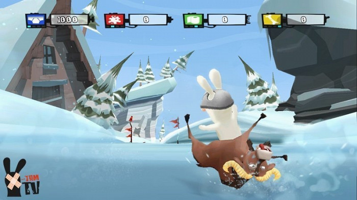 Скриншот из игры Rayman Raving Rabbids TV Party