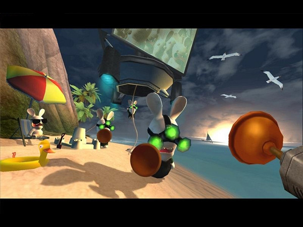 Скриншот из игры Rayman Raving Rabbids