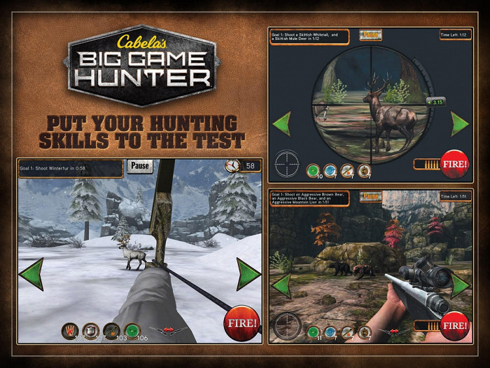 Скриншот из игры Cabela's Big Game Hunter Mobile