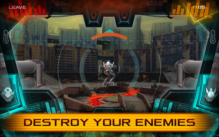 Скриншот из игры Mechs Warfare