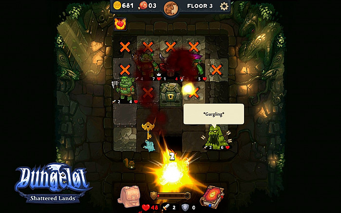 Скриншот из игры Dungelot: Shattered Lands