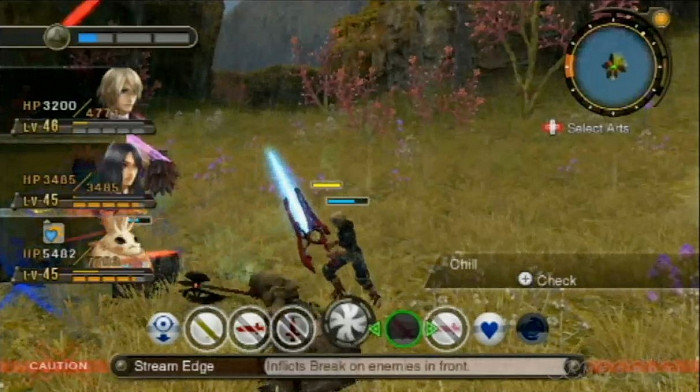 Скриншот из игры Xenoblade Chronicles 3D