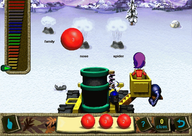 Скриншот из игры Reading Blaster Ages 7-8