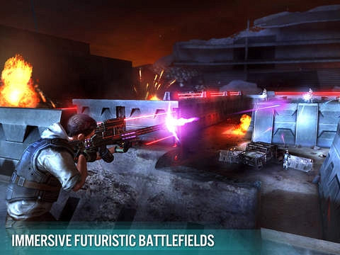 Скриншот из игры Terminator Genisys: Revolution