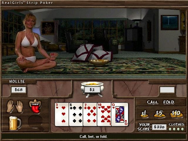 Скриншот из игры Real Girls Strip Poker