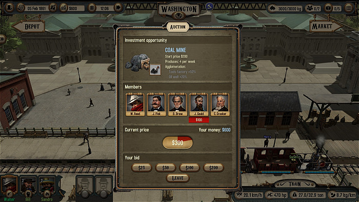 Скриншот из игры Bounty Train