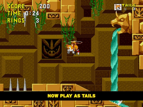 Скриншот из игры Sonic the Hedgehog