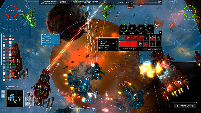 Скриншот из игры Gratuitous Space Battles 2
