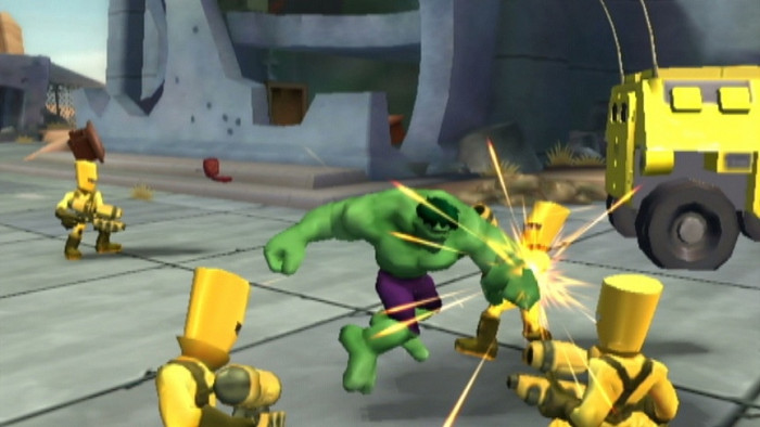 Скриншот из игры Marvel Super Hero Squad