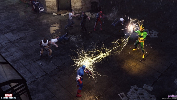Скриншот из игры Marvel Universe Online