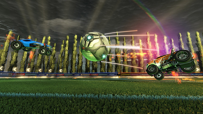 Скриншот из игры Rocket League
