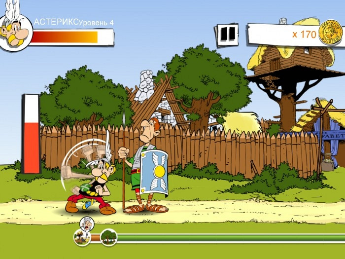 Скриншот из игры Asterix: MegaSlap