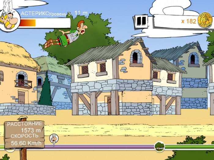 Скриншот из игры Asterix: MegaSlap