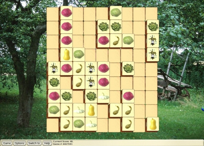 Скриншот из игры Masque Mahjongg