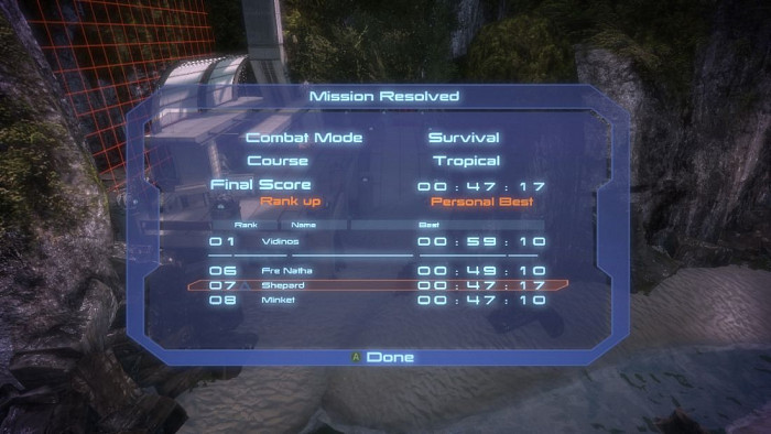 Скриншот из игры Mass Effect: Pinnacle Station