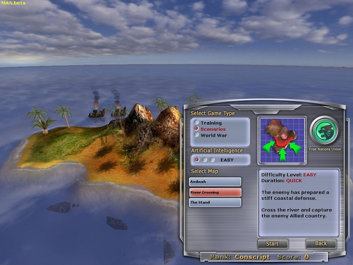 Скриншот из игры Massive Assault