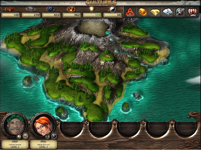 Скриншот из игры Cultures Online